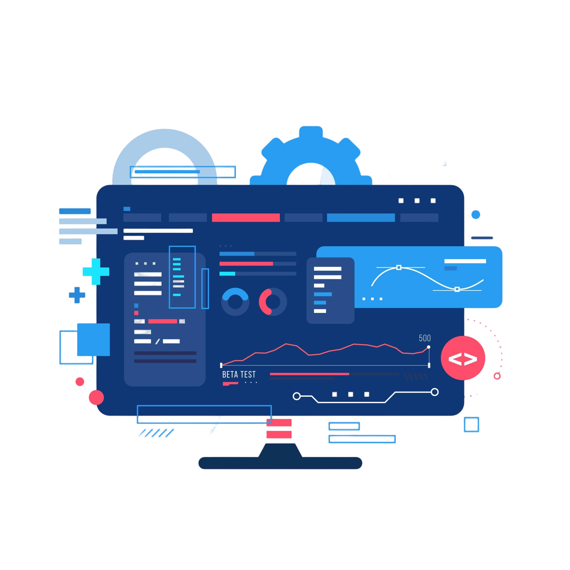 Full-cycle development icon